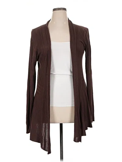 Pre-owned Assorted Brands Cardigan Sweater In Brown
