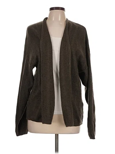 Pre-owned Assorted Brands Cardigan Sweater In Brown