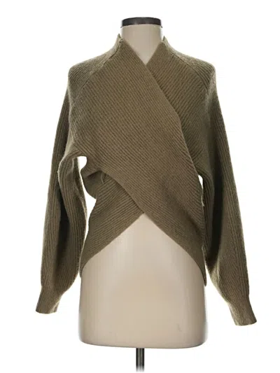 Pre-owned Assorted Brands Cardigan Sweater In Brown
