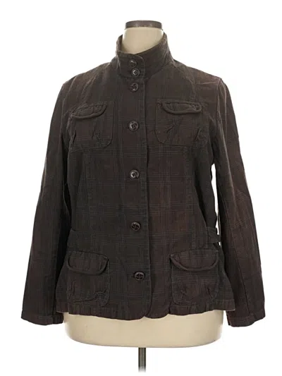 Pre-owned Assorted Brands Cardigan Sweater In Brown