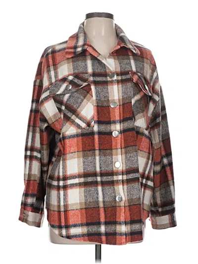 Pre-owned Assorted Brands Cardigan Sweater In Brown