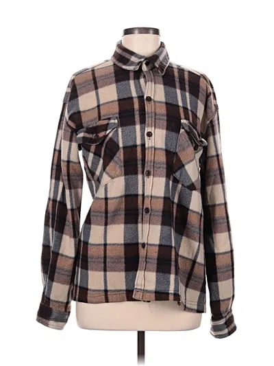 Pre-owned Assorted Brands Cardigan Sweater In Brown