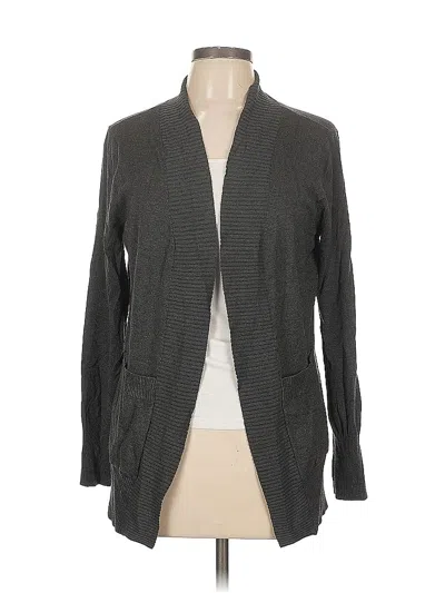 Pre-owned Assorted Brands Cardigan Sweater In Gray
