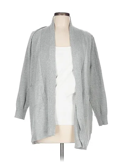 Pre-owned Assorted Brands Cardigan Sweater In Gray