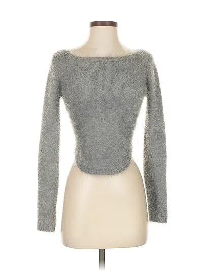 Pre-owned Assorted Brands Cardigan Sweater In Gray