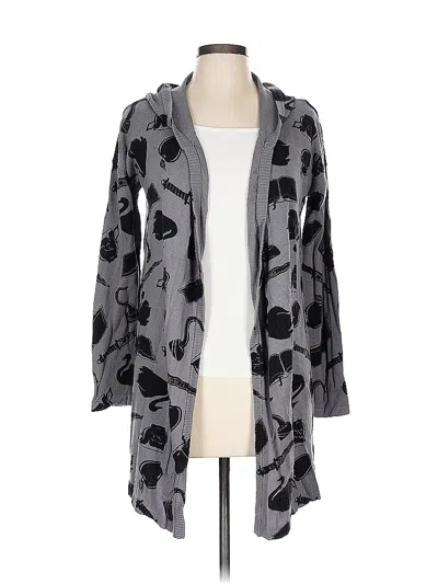 Pre-owned Assorted Brands Cardigan Sweater In Gray