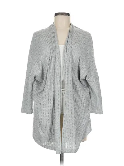 Pre-owned Assorted Brands Cardigan Sweater In Gray