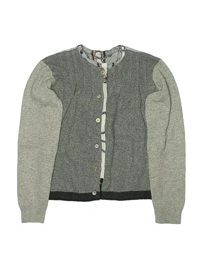 Pre-owned Assorted Brands Kids' Cardigan Sweater In Gray