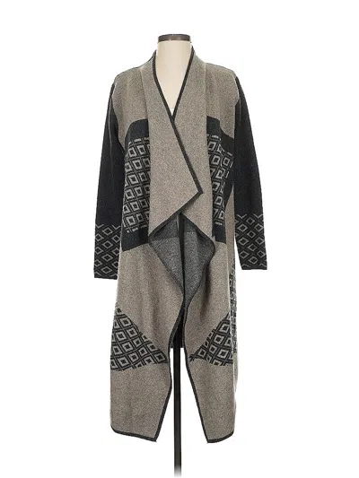 Pre-owned Assorted Brands Cardigan Sweater In Gray