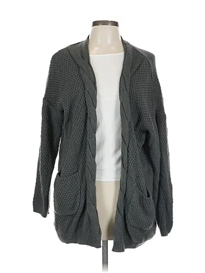 Pre-owned Assorted Brands Cardigan Sweater In Gray
