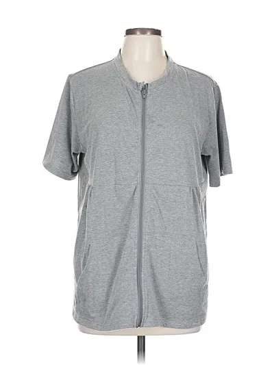 Pre-owned Assorted Brands Cardigan Sweater In Gray