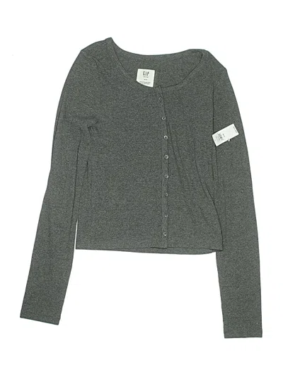 Pre-owned Assorted Brands Kids' Cardigan Sweater In Gray