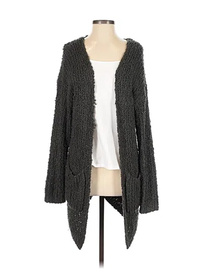 Pre-owned Assorted Brands Cardigan Sweater In Gray