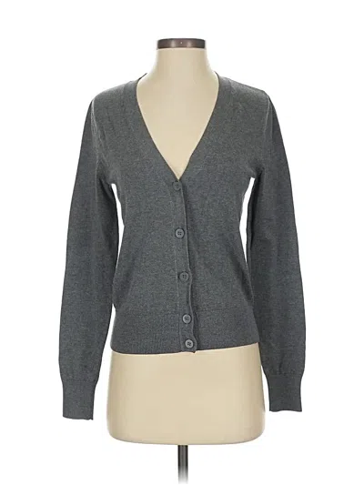 Pre-owned Assorted Brands Cardigan Sweater In Gray