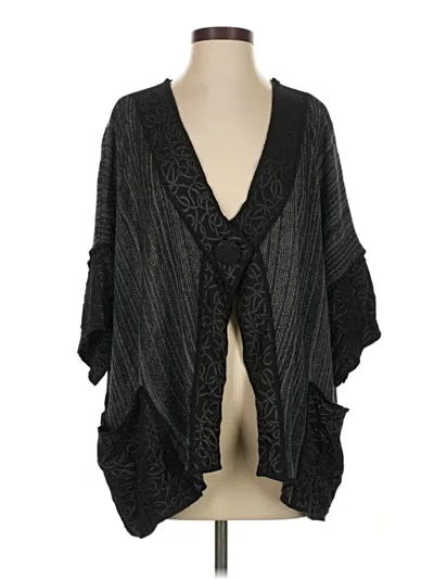 Pre-owned Assorted Brands Cardigan Sweater In Gray