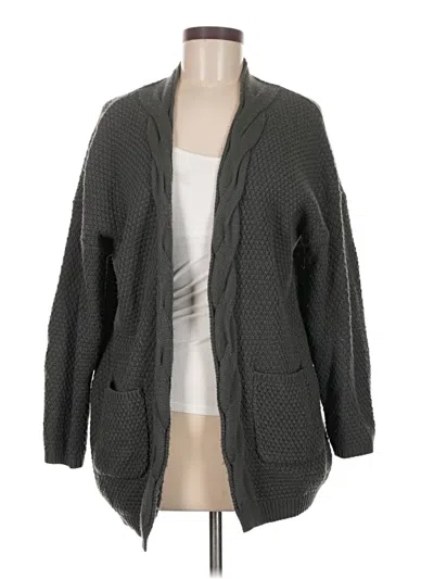 Pre-owned Assorted Brands Cardigan Sweater In Gray