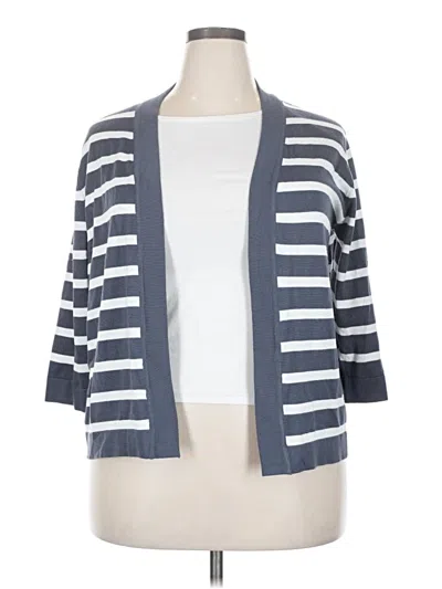 Pre-owned Assorted Brands Cardigan Sweater In Gray