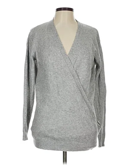 Pre-owned Assorted Brands Cardigan Sweater In Gray