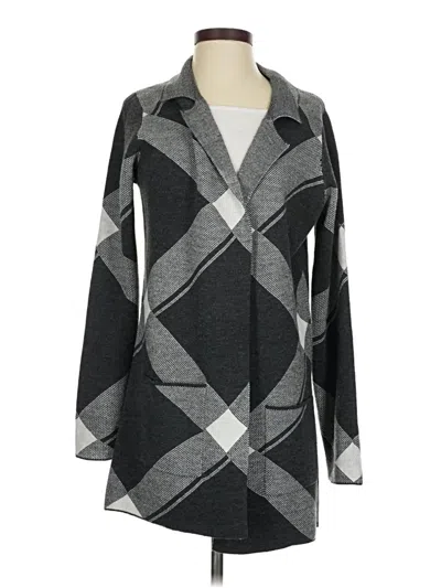 Pre-owned Assorted Brands Cardigan Sweater In Gray