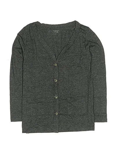 Pre-owned Assorted Brands Kids' Cardigan Sweater In Gray