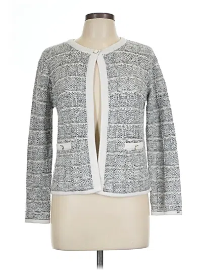 Pre-owned Assorted Brands Cardigan Sweater In Gray