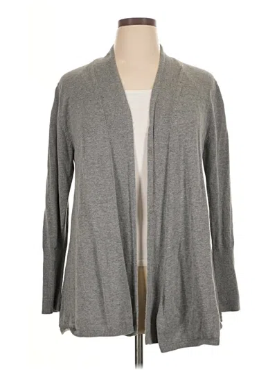 Pre-owned Assorted Brands Cardigan Sweater In Gray