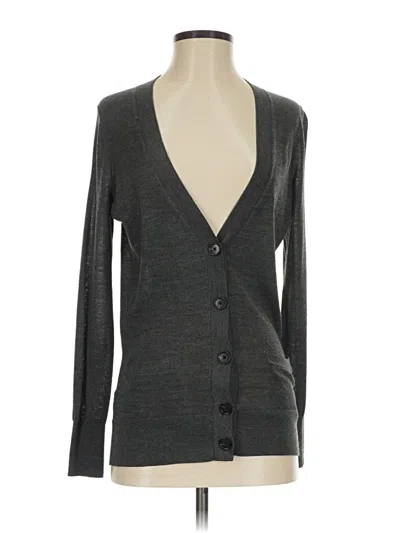 Pre-owned Assorted Brands Cardigan Sweater In Gray