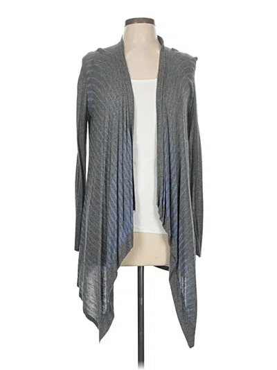 Pre-owned Assorted Brands Cardigan Sweater In Gray