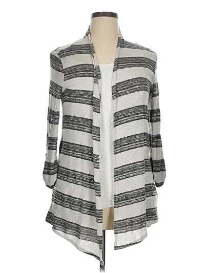 Pre-owned Assorted Brands Cardigan Sweater In Gray