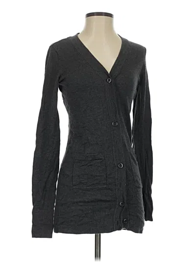 Pre-owned Assorted Brands Cardigan Sweater In Gray