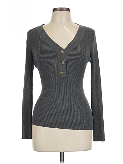 Pre-owned Assorted Brands Cardigan Sweater In Gray