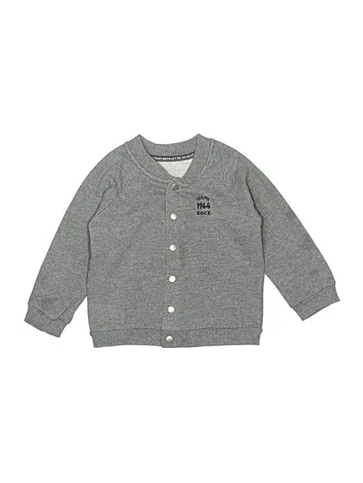 Pre-owned Assorted Brands Kids' Cardigan Sweater In Gray