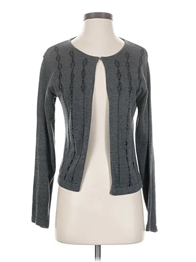 Pre-owned Assorted Brands Cardigan Sweater In Gray