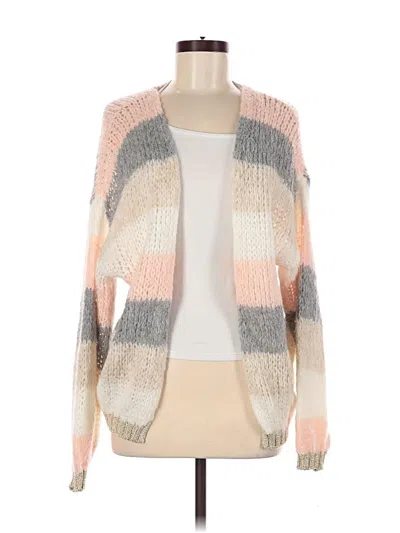 Pre-owned Assorted Brands Cardigan Sweater In Gray