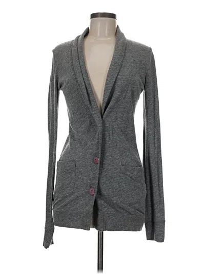 Pre-owned Assorted Brands Cardigan Sweater In Gray