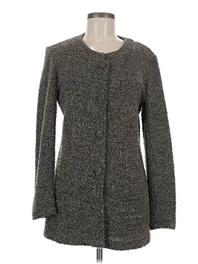 Pre-owned Assorted Brands Cardigan Sweater In Gray