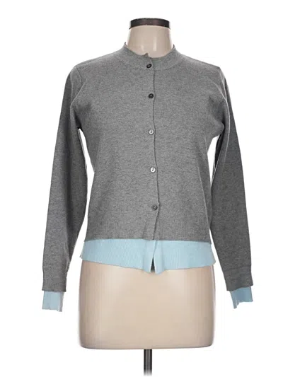 Pre-owned Assorted Brands Cardigan Sweater In Gray