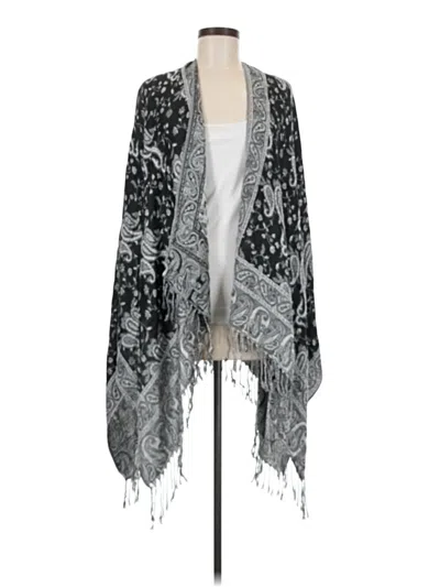 Pre-owned Assorted Brands Cardigan Sweater In Gray