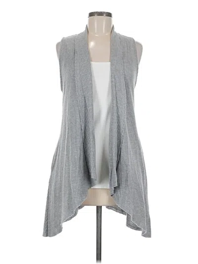 Pre-owned Assorted Brands Cardigan Sweater In Gray