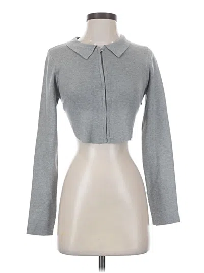 Pre-owned Assorted Brands Cardigan Sweater In Gray