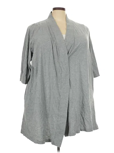 Pre-owned Assorted Brands Cardigan Sweater In Gray