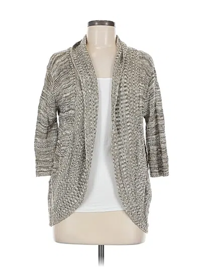 Pre-owned Assorted Brands Cardigan Sweater In Gray