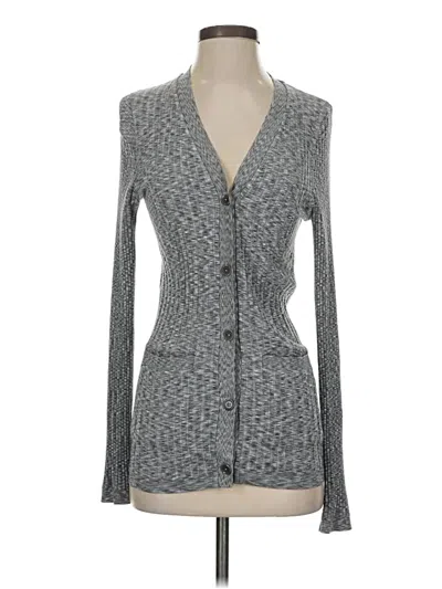 Pre-owned Assorted Brands Cardigan Sweater In Gray