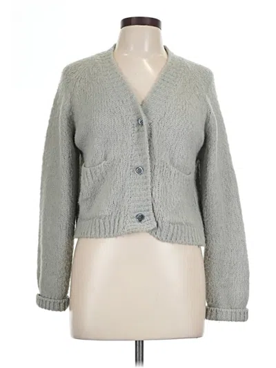 Pre-owned Assorted Brands Cardigan Sweater In Gray