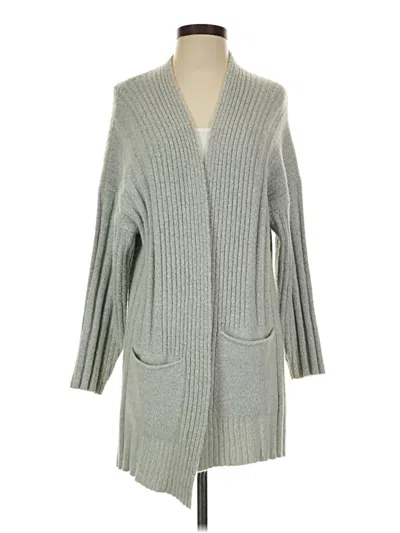 Pre-owned Assorted Brands Cardigan Sweater In Gray