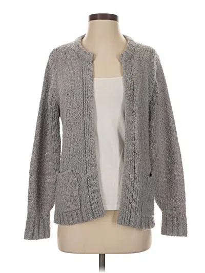 Pre-owned Assorted Brands Cardigan Sweater In Gray