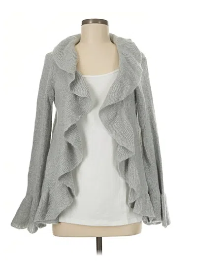 Pre-owned Assorted Brands Cardigan Sweater In Gray