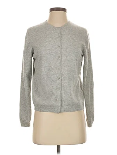 Pre-owned Assorted Brands Cardigan Sweater In Gray
