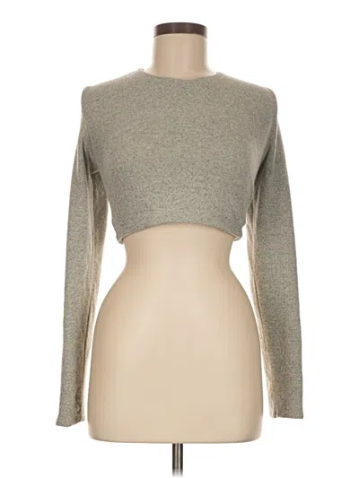 Pre-owned Assorted Brands Cardigan Sweater In Gray