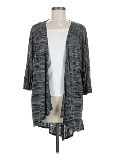 Pre-owned Assorted Brands Cardigan Sweater In Gray